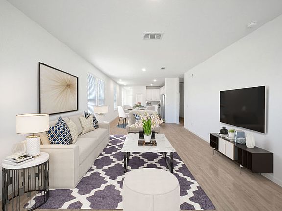 Virtually Staged Living Room