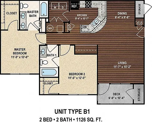 Floor plan B1 The Holly Key