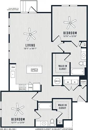 Floor plan B3