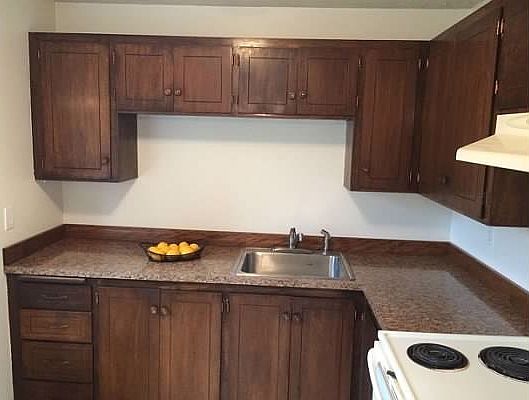 kitchen has new countertops