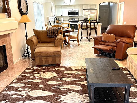 Great room to kitchen