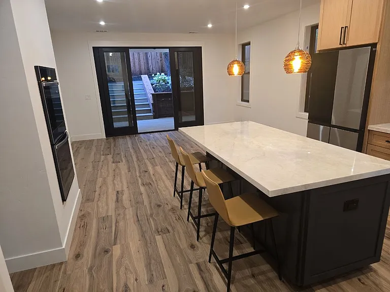 Kitchen and Living Area