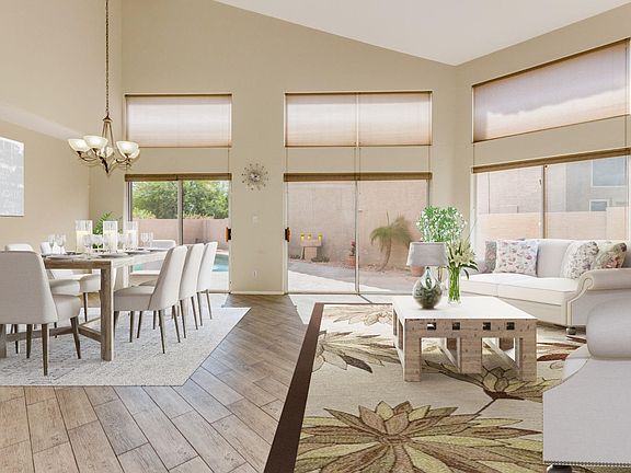 Updated Gray Tile Wood Floor