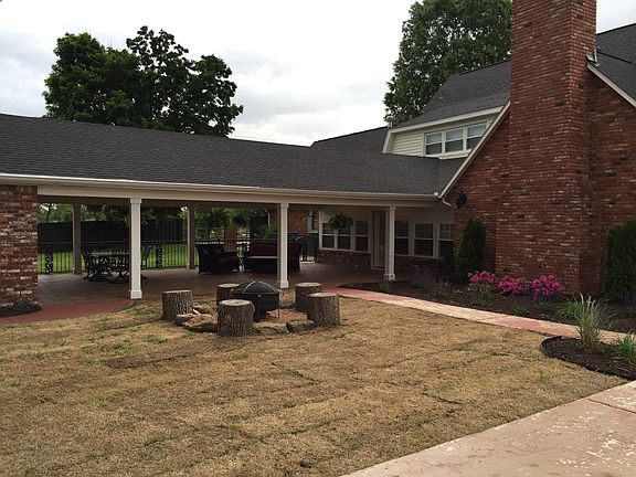 New sod with Firepit