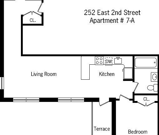 4th image of 252 E 2nd St APT 6A