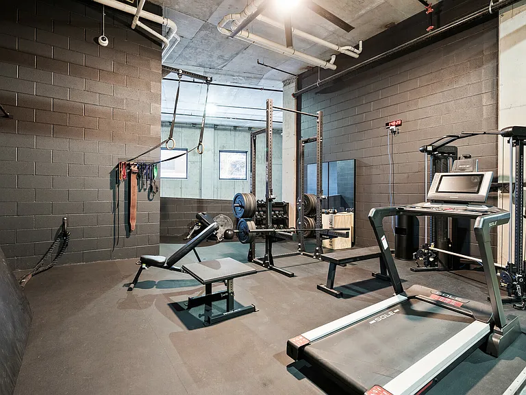 Garage Fitness Area