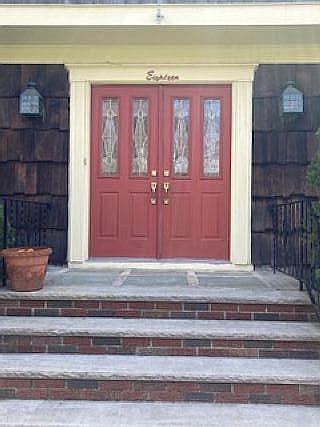 Double front doors