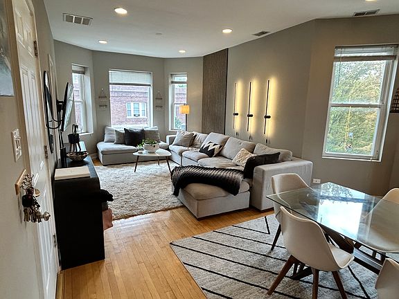 Open floor plan for the dining room and living room - perfect for hosting