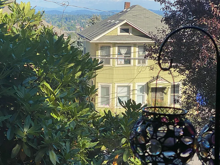 Sitting in the front room and enjoying your view