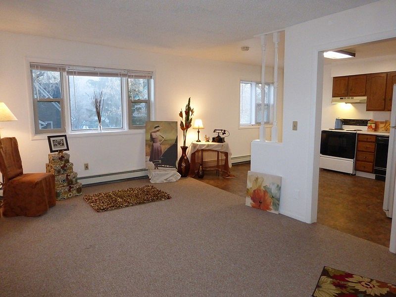 Open and spacious living, dining and kitchen areas