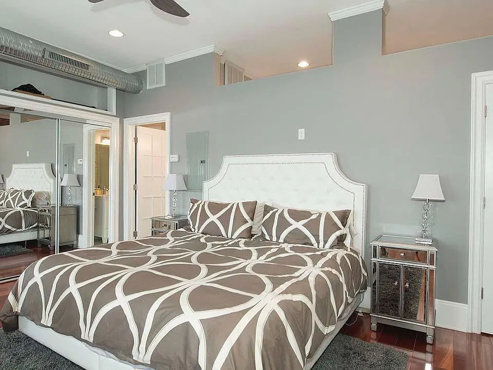 Primary Bedroom with built in closets