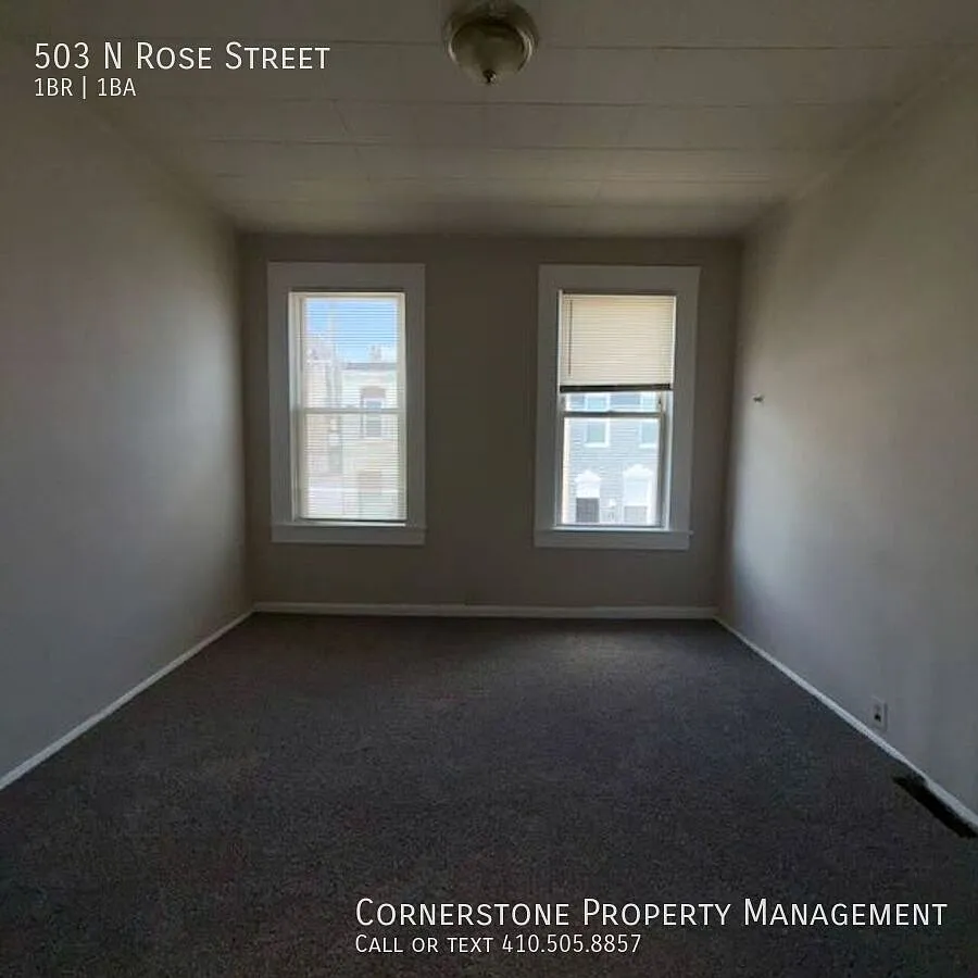 1 Bed 1 Bath 1 den | $1195.00 | 503 N Rose Street Baltimore, MD 21205 | Vouchers Accepted — Photo 4