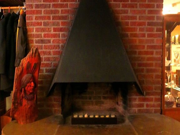 Wood Burning Fireplace