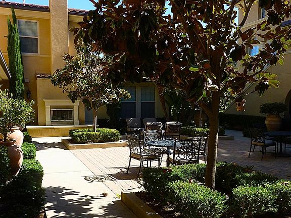 Courtyard out your front door for parties and BBQs