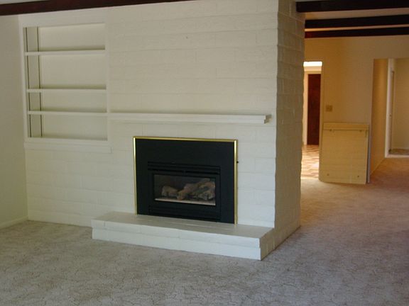 living room fireplace