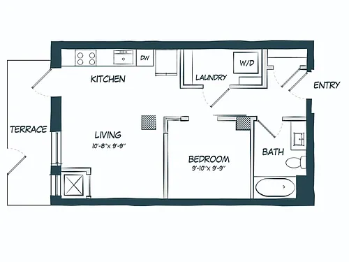 Floor plan AA1