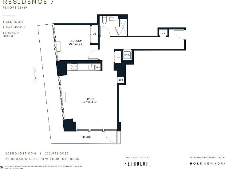 1st image of 20 Broad St APT 1807
