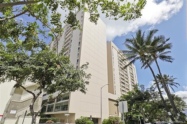 Across Ft. DeRussy on a tree-lined street.