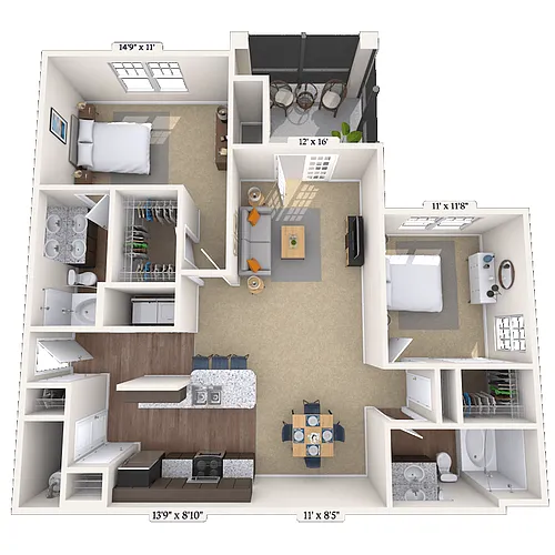 Floor plan Washington