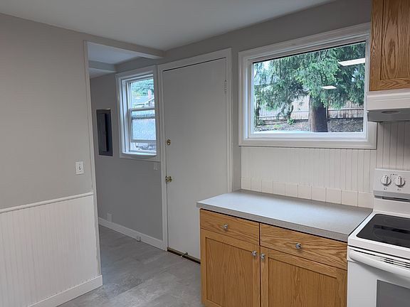 Kitchen Side Door and Hall to Dining Room