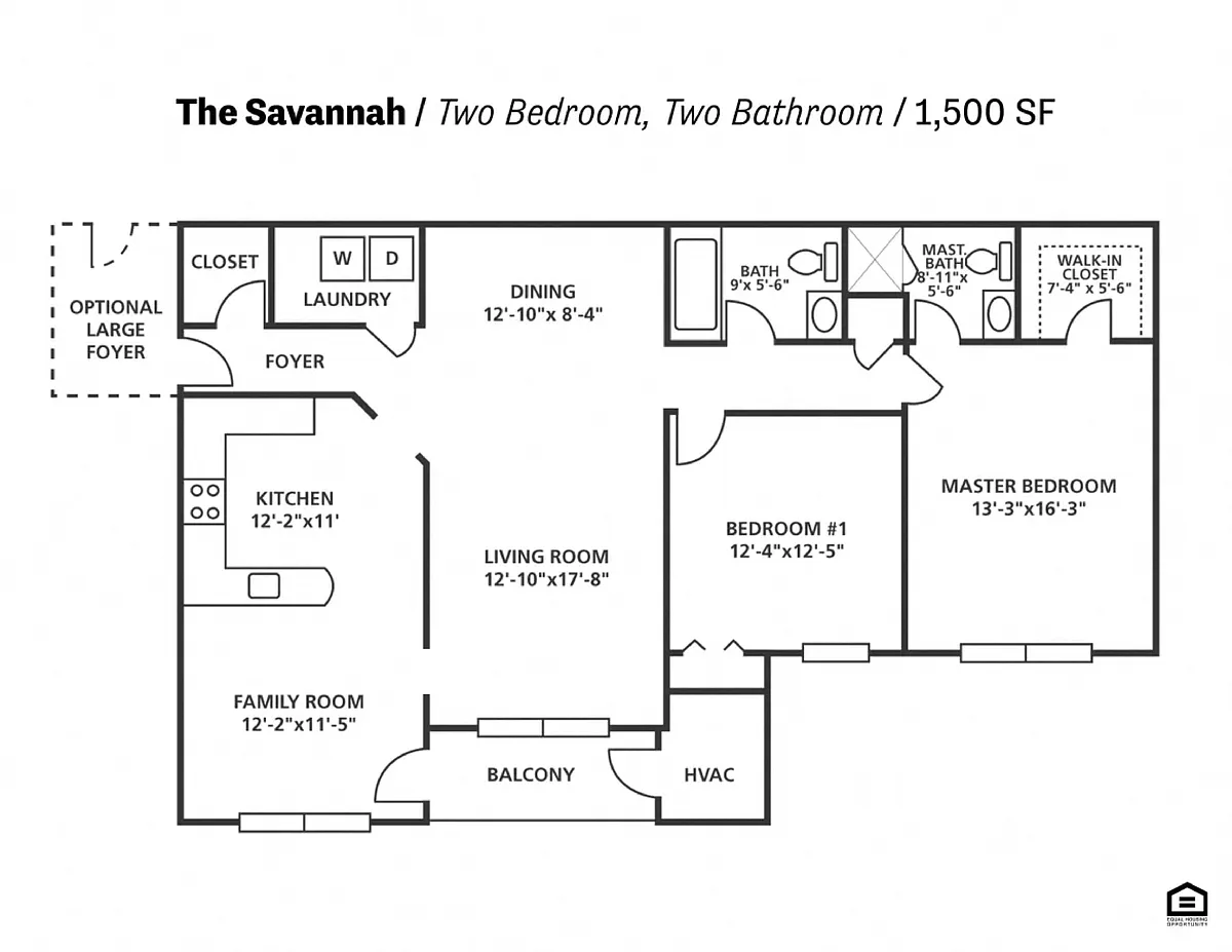 Floor plan The Savannah