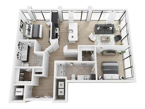 Floor plan Tower - A2