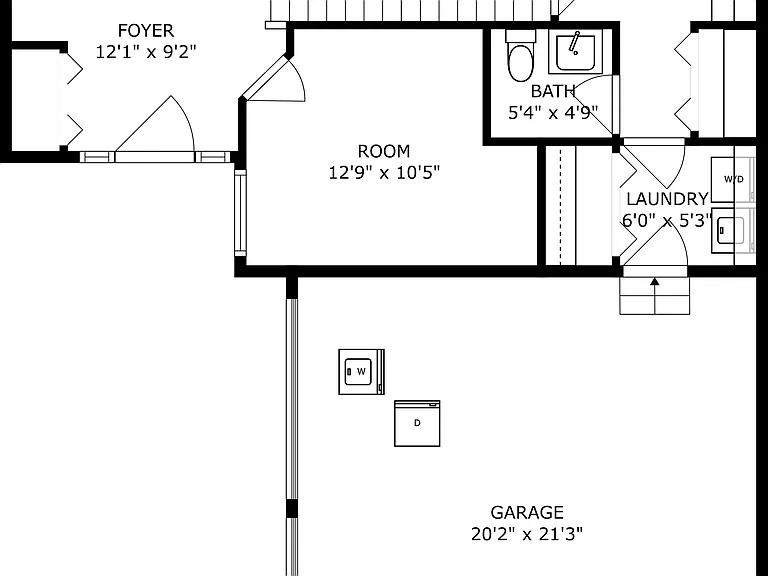 main level floorplan