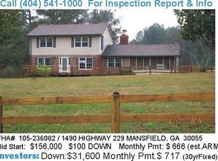 1490 County Road 229, Mansfield, GA 30055