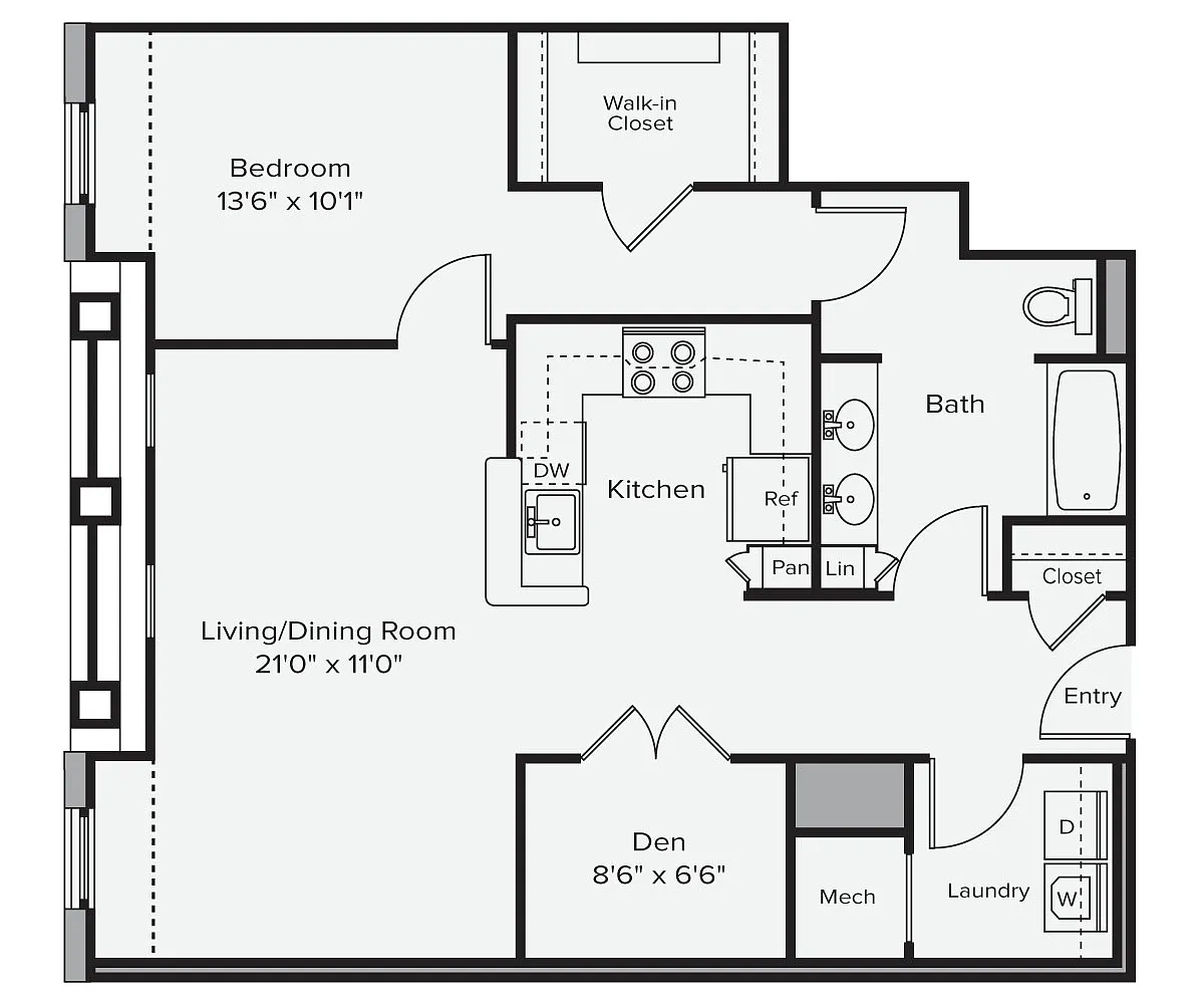 Floor plan A7D