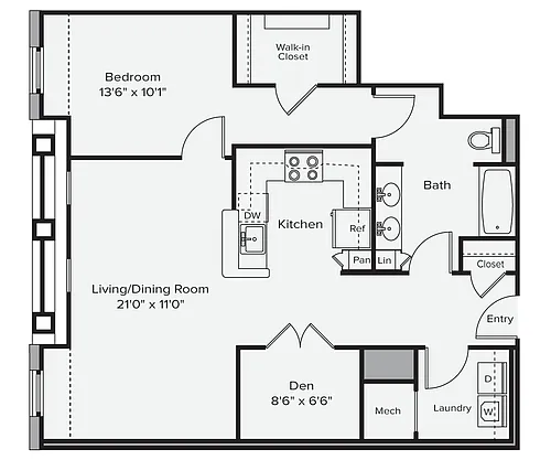 Floor plan A7D