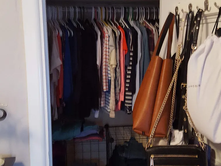 Large closet in bedroom 1