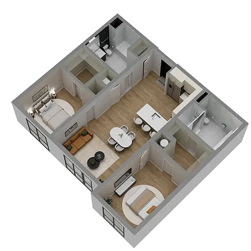 Floor plan B6