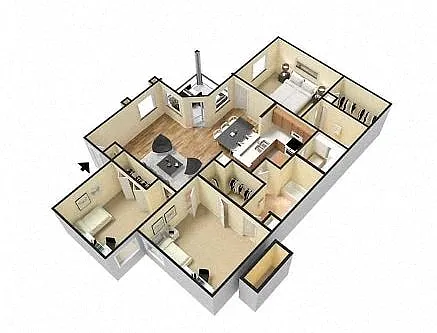 Floor plan Plan E