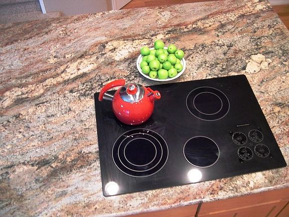 Flat Top Stove on Granite