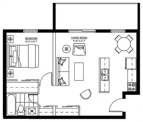 Floor plan 1203