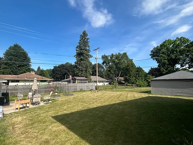 large backyard
