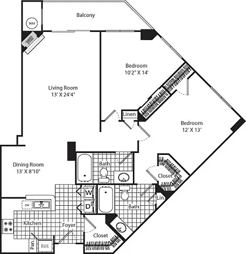 Floor plan D4