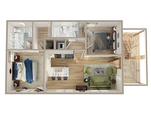 Floor plan Grace - (B1)