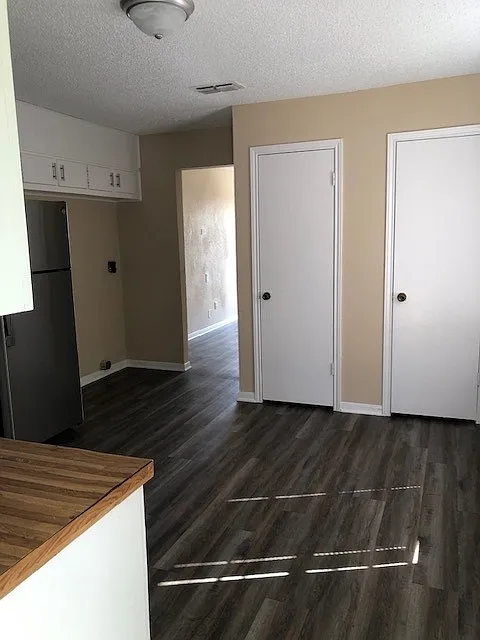 Kitchen from patio door