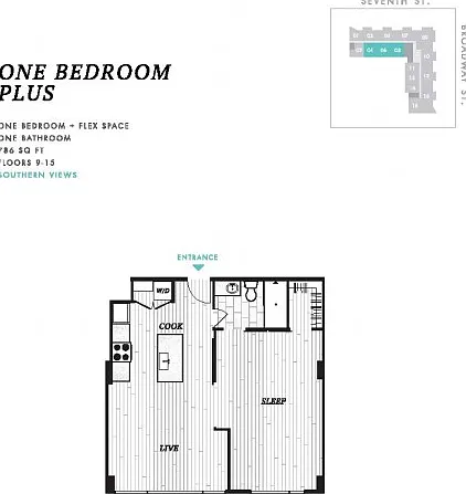 One Bedroom Plus One Bedroom Plus
