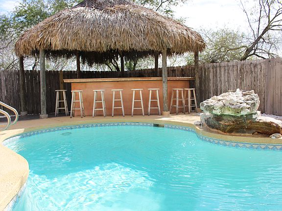 Palapa and Waterfall