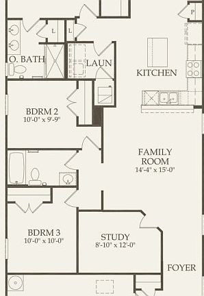First Floor 3 br 2 ba