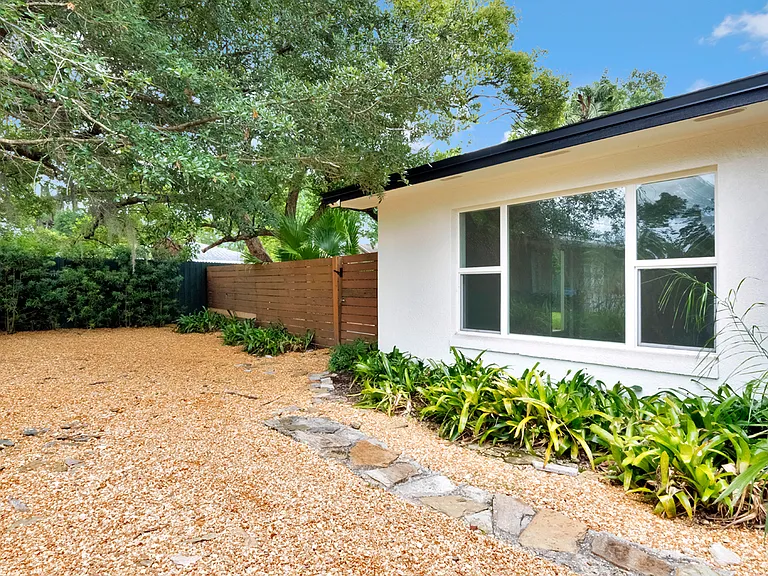 Side yard/additional parking