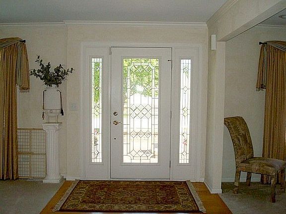 Leaded Glass Entry