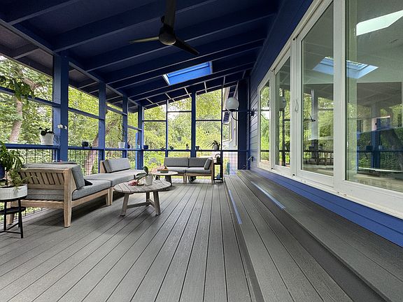 Large screened porch