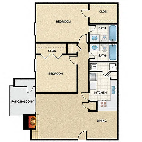 Floor plan B2