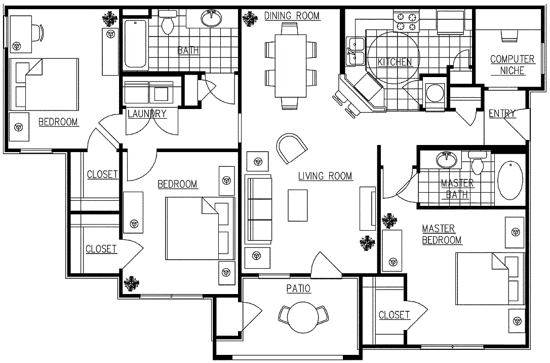 Floor plan C1