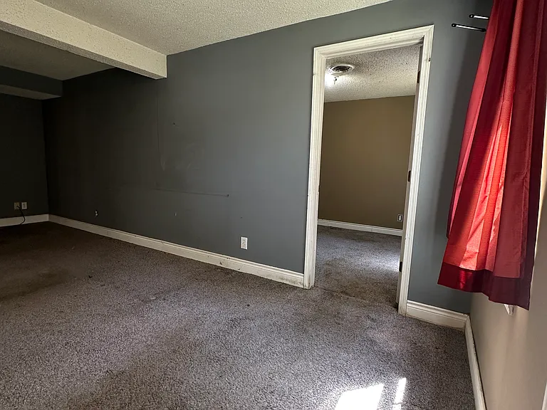 Bedroom off of the main living space