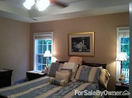 Main Bedroom
						:
						Shelfed ceiling adds height. Great view of your wooded lot. Walk in CL on right.