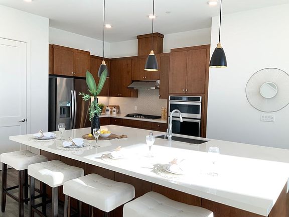 Toll Brothers Chancery Lane at Metro Crossing Gourmet Kitchen and Dining Area